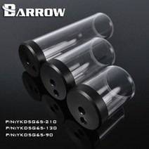 배로우 ykd5g65 90 130 210mm 실린더 물 탱크 확장 탱크 d5mcp655 시리즈 펌프 확장 사용 컴퓨터 수냉식., white 210mm