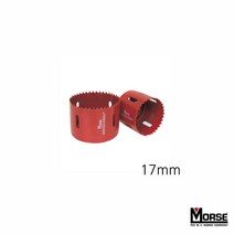 [∂LL7] 모르스 바이메탈 홀쏘 규격 17mm 철판가공 롱타입컷터 컷터 드릴날 카타 소형공작기계 목재 커터 리머 플라스틱_h§eEA, §본상품§e