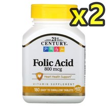 21세기센트리 엽산 800mcg 180정 2개