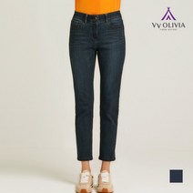 올리비아로렌 VVOLIVIA 절개 포인트 데님_VVCMPWW9481