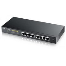 (ZyXEL 자이젤 GS1900-8HP (스마트스위칭허브/8포트/1000Mbps/PoE+ 자이젤/포트/스마트스위칭허브, 단일 모델명/품번