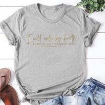 Faith Shirt Christian T Summer Graphic Tees Women Bible Verse Harajuku Easter Gift Goth Clothes, [02] M, [11] sk9198-d14