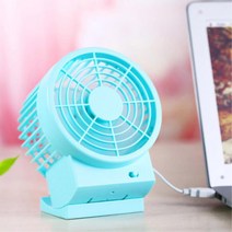 USB충전식 사무실 책상용 미니선풍기 여름필수템, 8019써큘레이터 블루