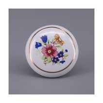 도자기 손잡이 엔틱 가죽 황동 특이한 x 인쇄 세라믹 서랍 당김 침실 농촌 스타일 옷장 mm, H