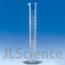 (JLS) Vitlab 플라스틱 메스실린더 (SAN 재질) (100~500ml) Graduated Cylinder SAN Vitlab - Germany, 500ml 1ea