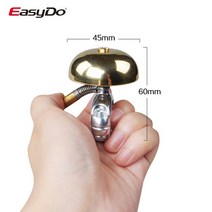 자전거벨Easydo-자전거 링 벨 순수 구리 귀여운 작은 미니 사운드 클리어 핸들 링 산악 자전거 도로 액세, Golden
