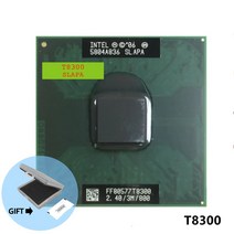 인텔 코어 2 듀오 T8300 CPU 노트북 프로세서 PGA 478 cpu 100% 제대로 작동