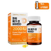 센트럴포뮬러 메가 썬 비타민D 2000IU 180정, 1개