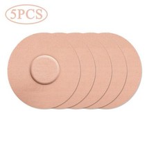 휴대용 비파괴 당도측정기 5개/가방 안티-슬립 액체 포도당 측정기 센서 접착 패치 운동 안티 드롭 고정 클, 01 5pcs