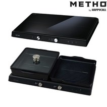 해피콜 프리미엄 2구 인덕션 메쏘 MDER-U02IHA1BK 8종 풀세트, 2구인덕션 본체 단품