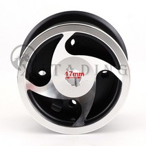 휠체어 전기 스쿠터 용 4 인치 알루미늄 합금 분할 휠 허브 림 17mm 또는 19mm, 17mm 내부 구멍