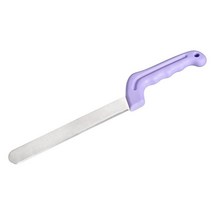 MECCANIXITY 꽃 폼 커터 35.6cm(14.2인치) 철 꽃 진흙 벽돌 손잡이 스틸 커터 꽃 블록 케이크 과일 절단용 라이트 퍼플, Light Purple