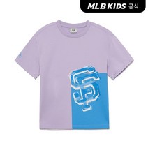 [정품]MLB키즈 라이크 팝아트 반팔 티셔츠 SF (L.Lavender)