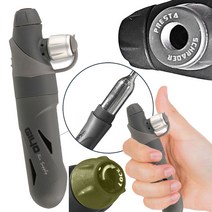 지요 자전거펌프 인젝터 CO2카트리지 4개한셋, cg-04 인젝터펌프, 4개