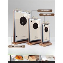 테이블 스탠드 카페메뉴판 메뉴북 결재판 테이블메뉴판 메뉴판 클립보드 A4 카페 식당, A