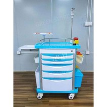 병원용 수납 수납카트 드레싱카트 트롤리 병원 카트 의료용 치과 웨건 응급처치 도구, 구급차