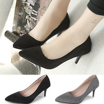 빅사이즈 뾰족코 미들힐 스웨이드 구두 호텔 면접 하객룩 펌프스추천 깔끔한단화 세미정장 승무원 근무화