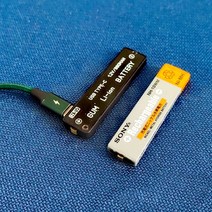 껌배터리 빈티지 워크맨배터리 TYPE C 충전 CD플레이어, 리튬 츄잉껌 배터리 1개(검은색) C타입 충전