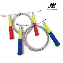 JJR줄넘기 초고속와이어 최고급형 스피드원 S1 상급자용 국가대표줄넘기 무독성안심제품, 투명(연두/빨강)