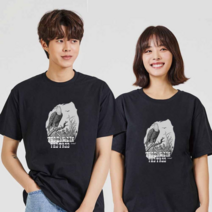 오너클랜 매 디지털프린팅 인쇄티셔츠 반팔티 오버핏