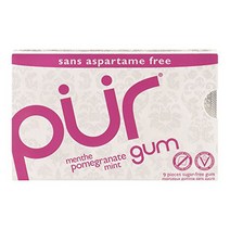 PUR gum Pomegranate Mint Gum 9 pc 3-Pack, 1