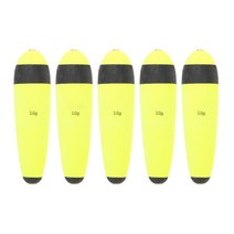 Eva Bright Colored Float 부력 부유 부동산 수직 멀티 크기 낚시 용품, 블랙 헤드 10g