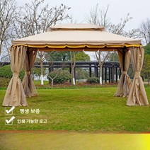 캐노피 몽골텐트 포장마차 접이식천막 야외 그늘막 방수천막, 3X3 디럭스 로만 펜트하우스(Seinerin