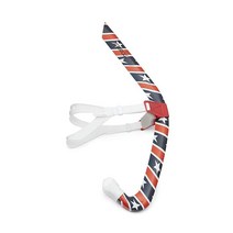 Speedo 남녀 공용 수영 훈련용 스노클 불렛 헤드 파이어리 코랄, Navy/Red/White