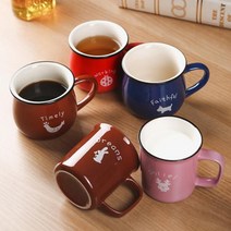 (W.HOME) W.HOME 컬러 스톤웨어 파스텔머그 브라운, 단일옵션