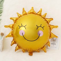 [지호] 초승달풍선 대형 (18인치) 은박풍선, 대형 햇님 풍선 (65cm)