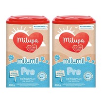 Milupa 독일직배송 밀루밀 분유PRE 아기분유 아기우유 아기분유추천 독일분유 독일우유 800g 2개
