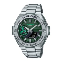 [G-SHOCK] GST-B500AD-3ADR 지샥 지스틸 메탈 그린 터프솔라 블루투스 전자시계