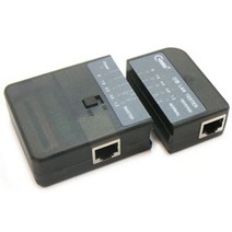 Coms 랜 테스터기 RJ45 8P8C 측정기 인터넷선 케이블, 상세페이지 참조, 1개