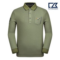 커터앤벅 남성 포켓 자수 포인트 카라 티셔츠 11 174 101 12 58