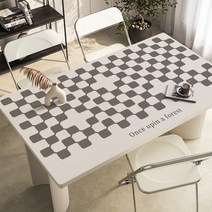 가죽 실리콘 식탁매트 식탁 유리대용 테이블 매트 식탁필름 책상필름 보호필름, C, 90x90cm, H, 90x90cm