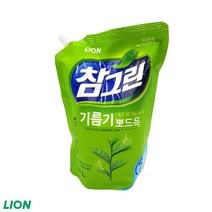 그린티 제주녹차함유 시트러스향 주방세제 1.2L 봉지 리필형 5개입 1세트, 1개