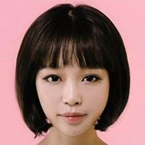 정수리 옆머리 뒷머리 헤어뽕 부분 가발 내츄럴블랙