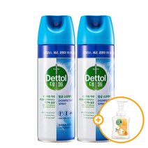 데톨 항균 스프레이 크리스프 브리즈 450ml + 사은품 증정, 2개