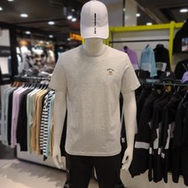 리트머스 리트머스 스몰 자수 노멀핏 크루넥 반팔티셔츠 LM7TU435 NC광주역점