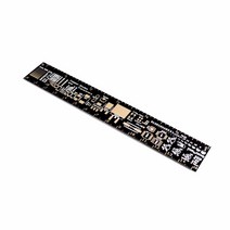 다기능 PCB 측정자 전자 엔지니어 기판 눈금자 기구 설계 하드웨어, 다기능 PCB 측정자 25cm