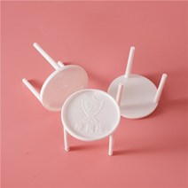 피자 고정핀 세이버 삼발이 헛 박스 삼각대 걸상 식품급 일회용 플라스틱 고정대 무료, 01 화이트100개