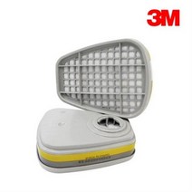 [3M] 방독필터 6002K 정화통 양구형 방독면 마스크 필터 1봉 2개입