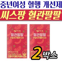 중년여성 붉은 홍반 혈행 개선제 씨스팡 혈관팔팔 칸탈로프 멜론 SOD 2박스