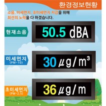 R-11번 전광판미세먼지측정기 건설현장미세먼지 공사장미세먼지 기상전광판 비산먼지측정기, 1개