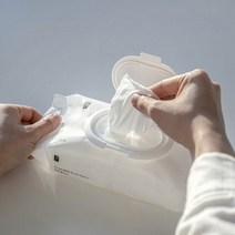 [생활공작소] 비데 물티슈 60매 x 10입, 단품
