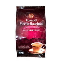 로빈스 모카헤이즐넛 800g X 12개(1박스) 자판기용 커피믹스 마일드, 1개입, 12개