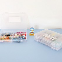 다용도 HSC 낚시 정리함 80 생활 소품 레고 부속 나사 장난감 보관함 용품 부품함 듀플로 실바니안 바비인형 미미 인형 정리 및, 10칸