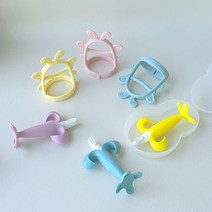아가프라 바나나치발기+나비손목치발기+보관케이스 / 실리콘 국산 무독성 국민, 뉴바나나치발기(옐로우), 나비치발기(인디핑크)