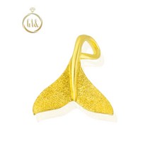 [가앤]24K 순금 목걸이 메달 펜던트 고래꼬리 3.75g