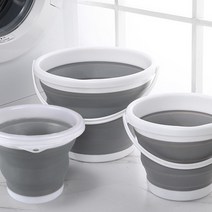 접이식 대야 세수대야 캠핑 물통 욕실대야 DD-10999, 그린, 그린